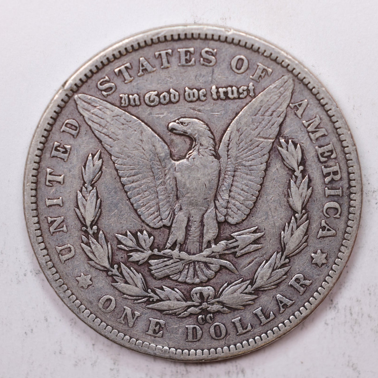1891-CC Morgan Silver Dollar, Very Fine Details Circulated Coin, Store #DR054.