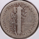 1927 Mercury Silver Dime, Fine Circulated Coin, Store