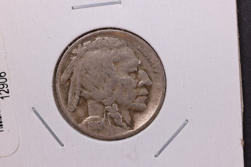 1919 Buffalo Nickel. Average Circulated Coin.  Store