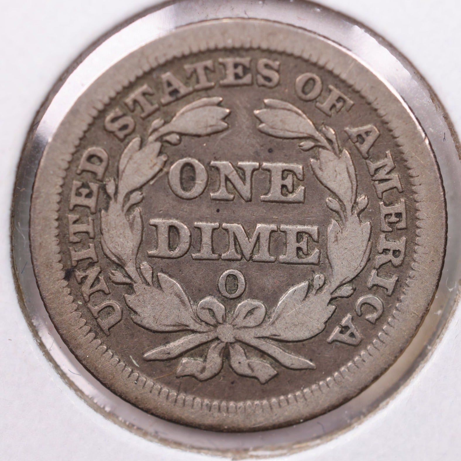 1854-O Seated Liberty Silver Dime., V.F., Store Sale #19048