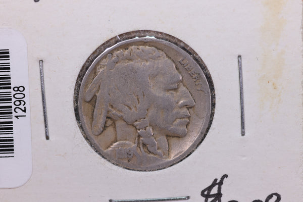 1919 Buffalo Nickel. Average Circulated Coin.  Store #12908