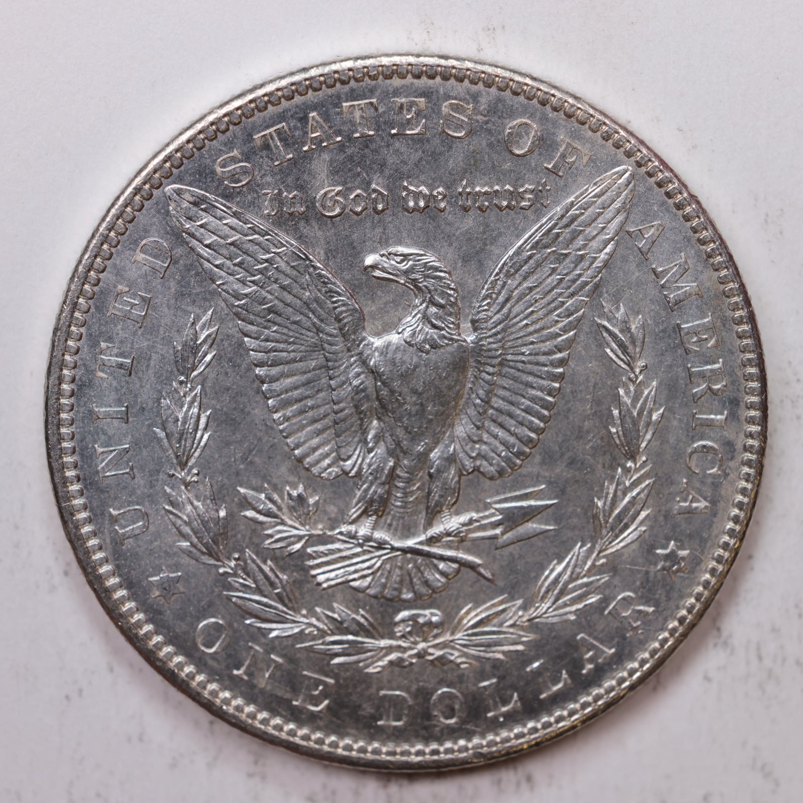 1902 Morgan Silver Dollar, Mint State, Uncirculated Coin, Store #DR060.
