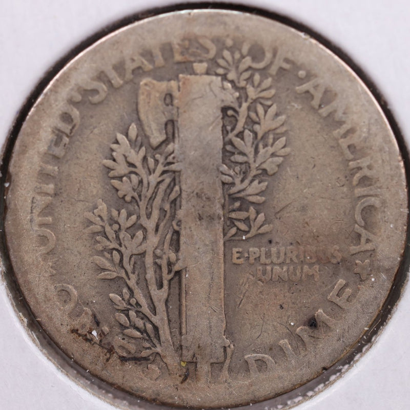 1928-D Mercury Silver Dime, Fine Circulated Coin, Store