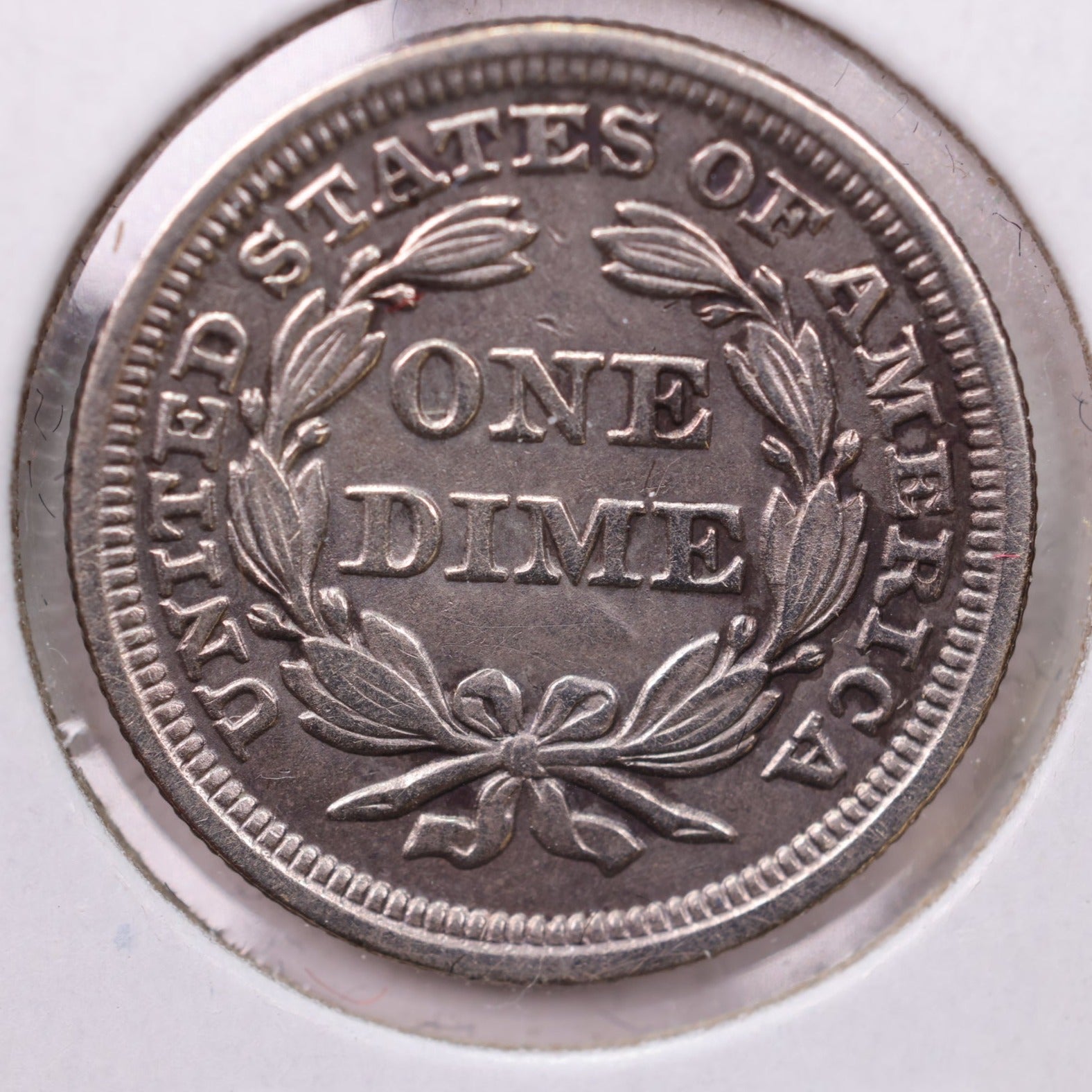 1856 Seated Liberty Silver Dime., UNC, Details., Store Sale #19053