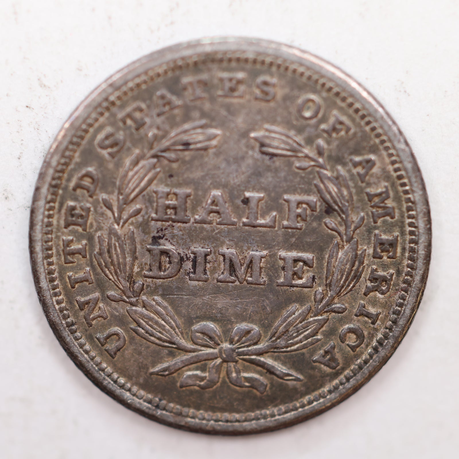 1840 Seated Liberty Half Dime, No Drape, About Uncirculated, Store #HE008.