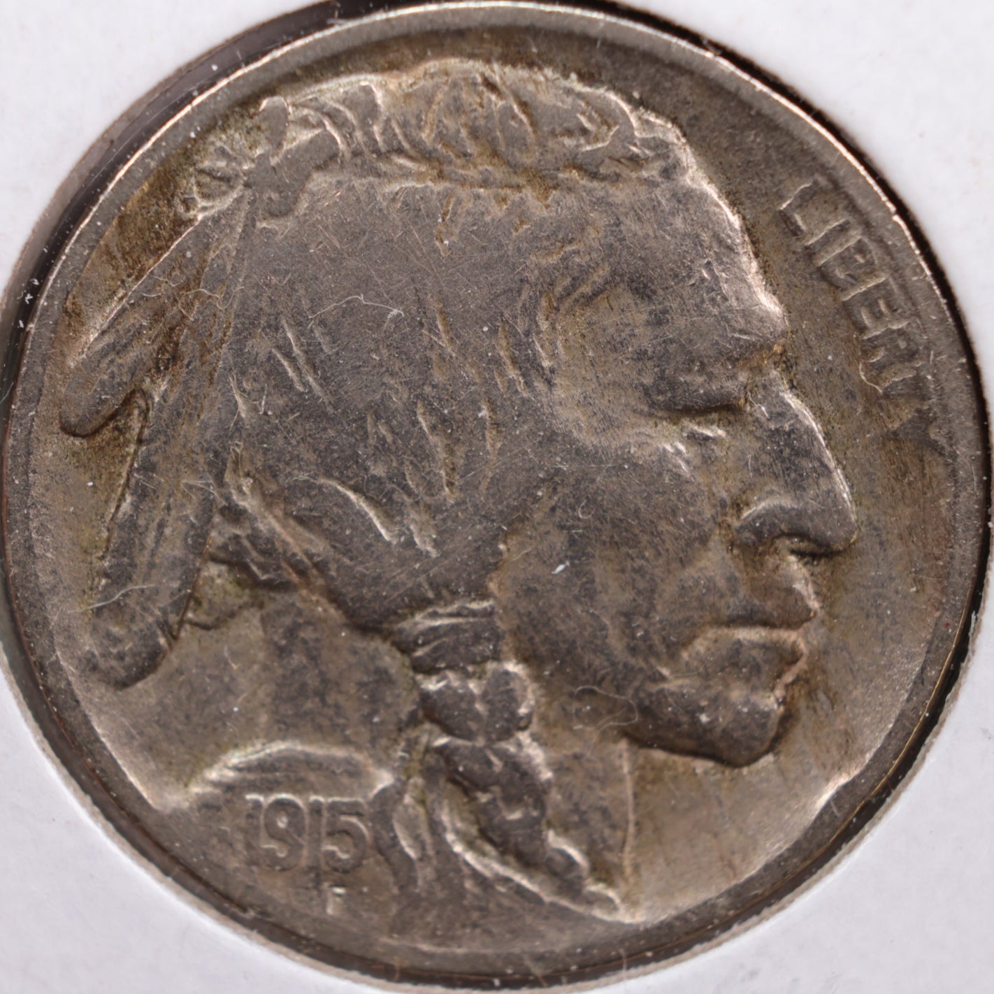 1915 Buffalo Nickel, Very Good+ Circulated Coin, Store #NL299