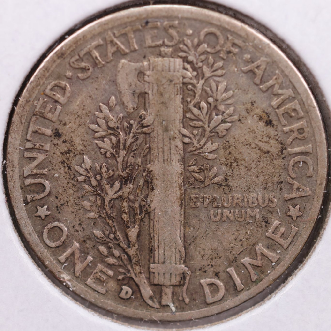 1935-D Mercury Silver Dime, Extra Fine Circulated Coin, Store #DE0057