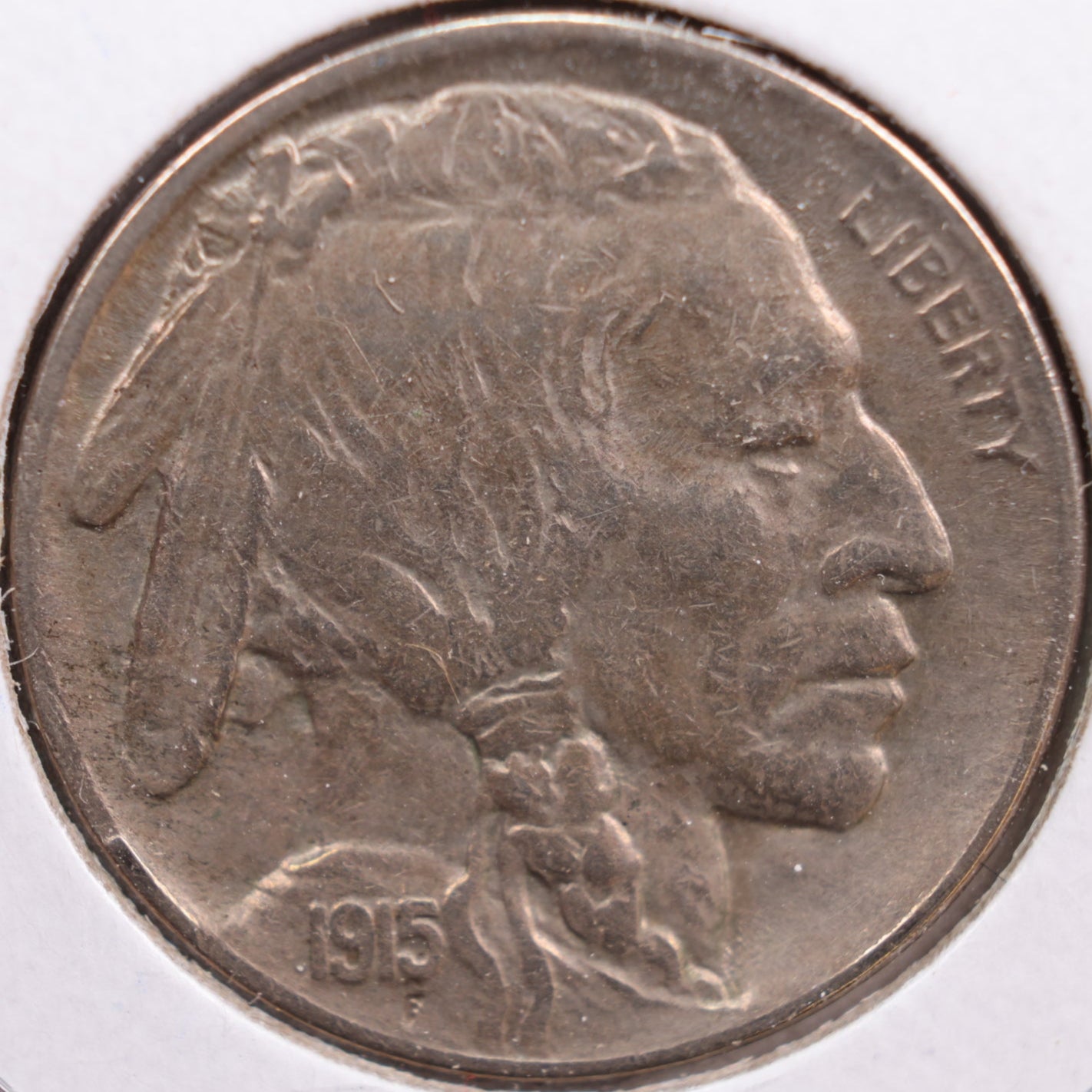 1915-D Buffalo Nickel, About Uncirculated Coin, Store #NL302