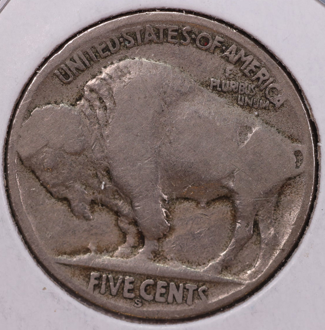 1923-S Buffalo Nickel. About Good Circulated Coin.  Store #NL816
