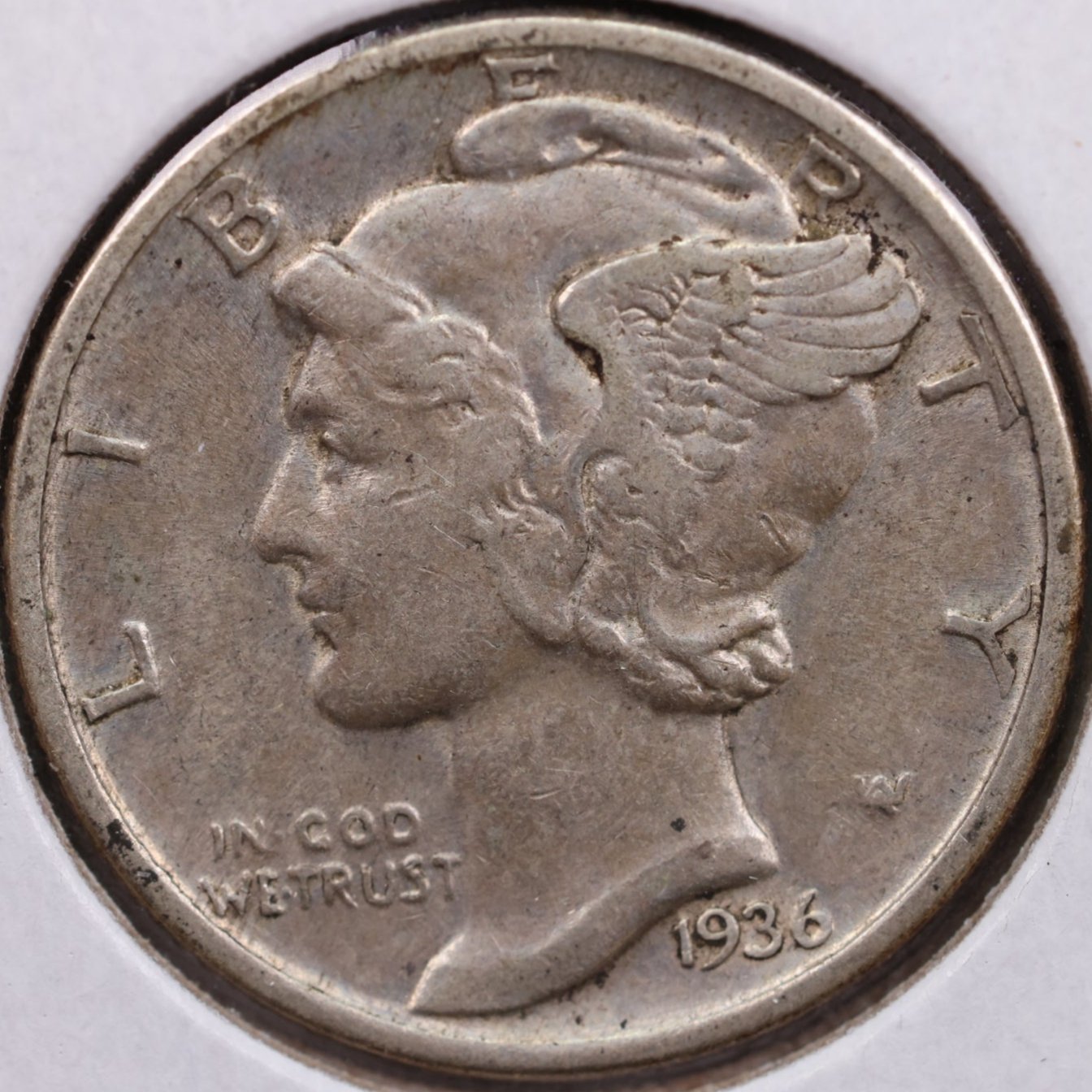 1936 Mercury Dime, Extra Fine Circulated Coin, Store #DE0064
