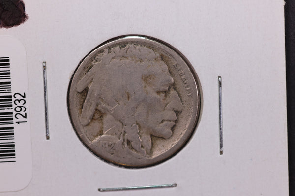 1924-S Buffalo Nickel, Average Circulated Coin. Store #12932
