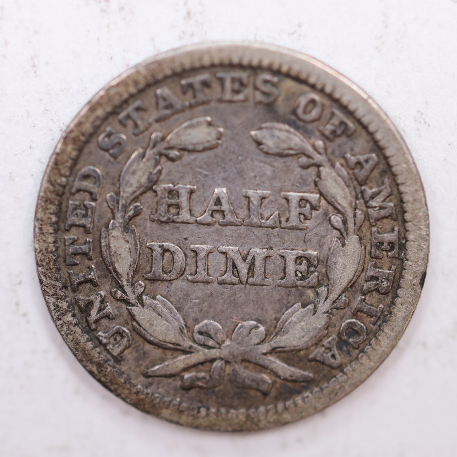1850 Seated Liberty Silver Half Dime, Very Fine Circulated Coin, Store #HE026.
