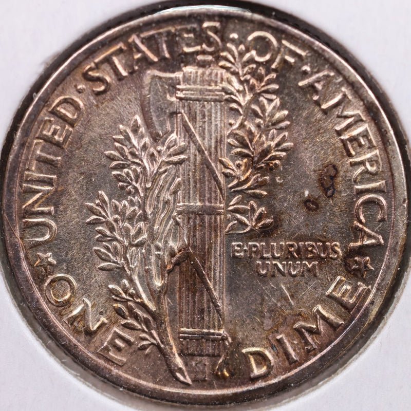 1941 Mercury Silver Dime, Mint State Uncirculated Coin, Store