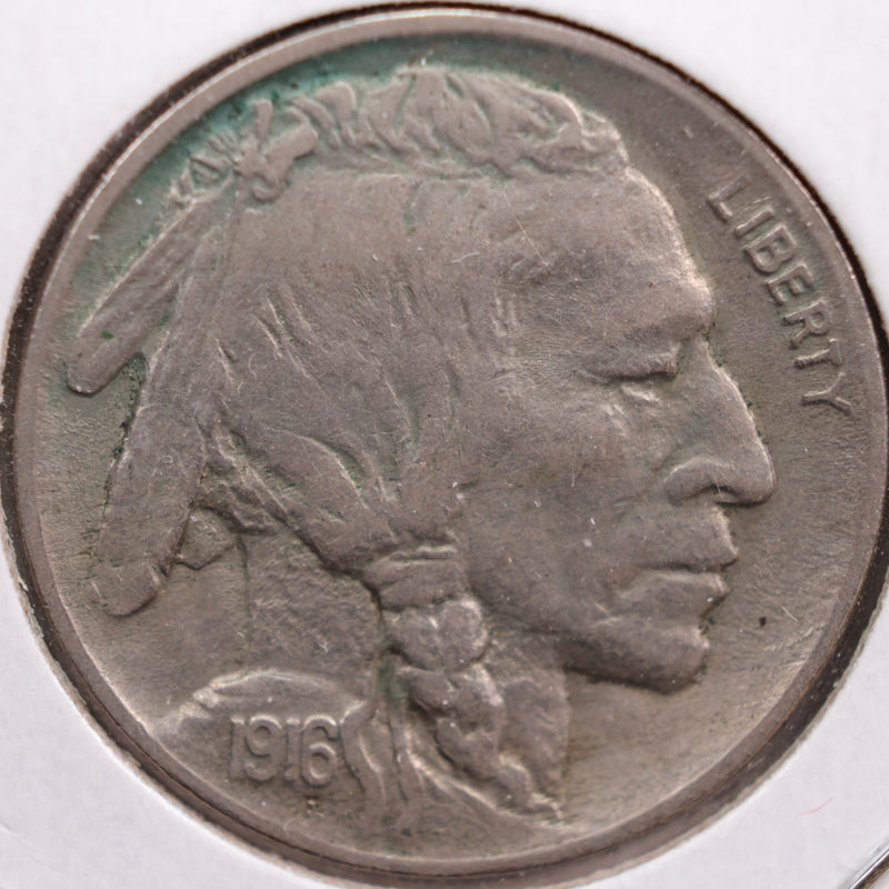 1916 Buffalo Nickel, Extra Fine Circulated Coin, Store