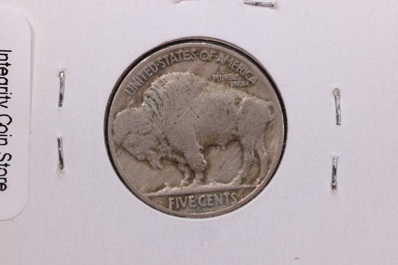 1927-S Buffalo Nickel, Average Circulated Coin. Store