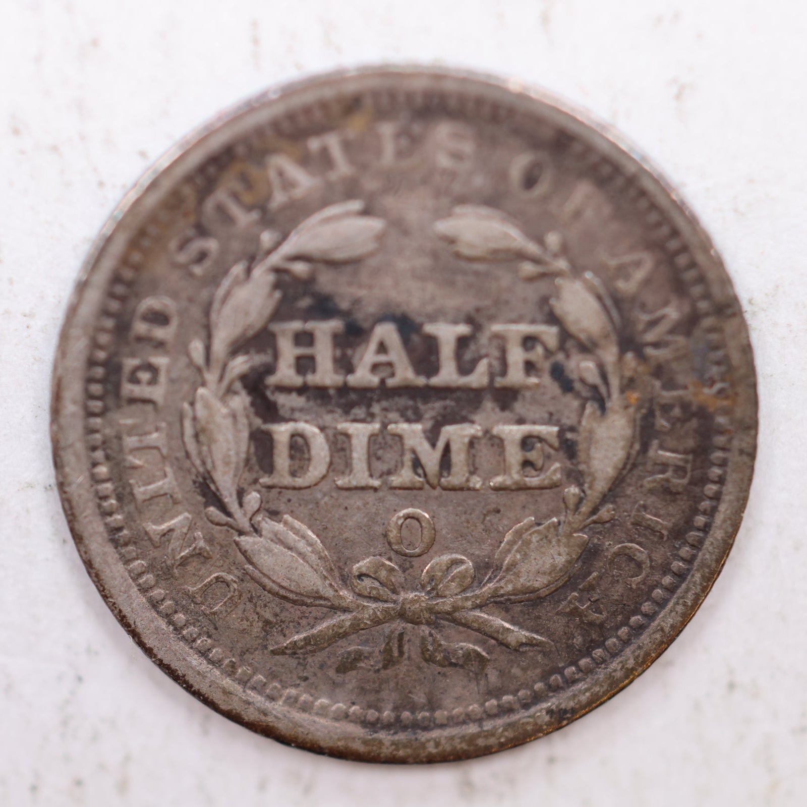1857-O Seated Liberty Silver Half Dime, Extra Fine Circulated, Store #HE033.