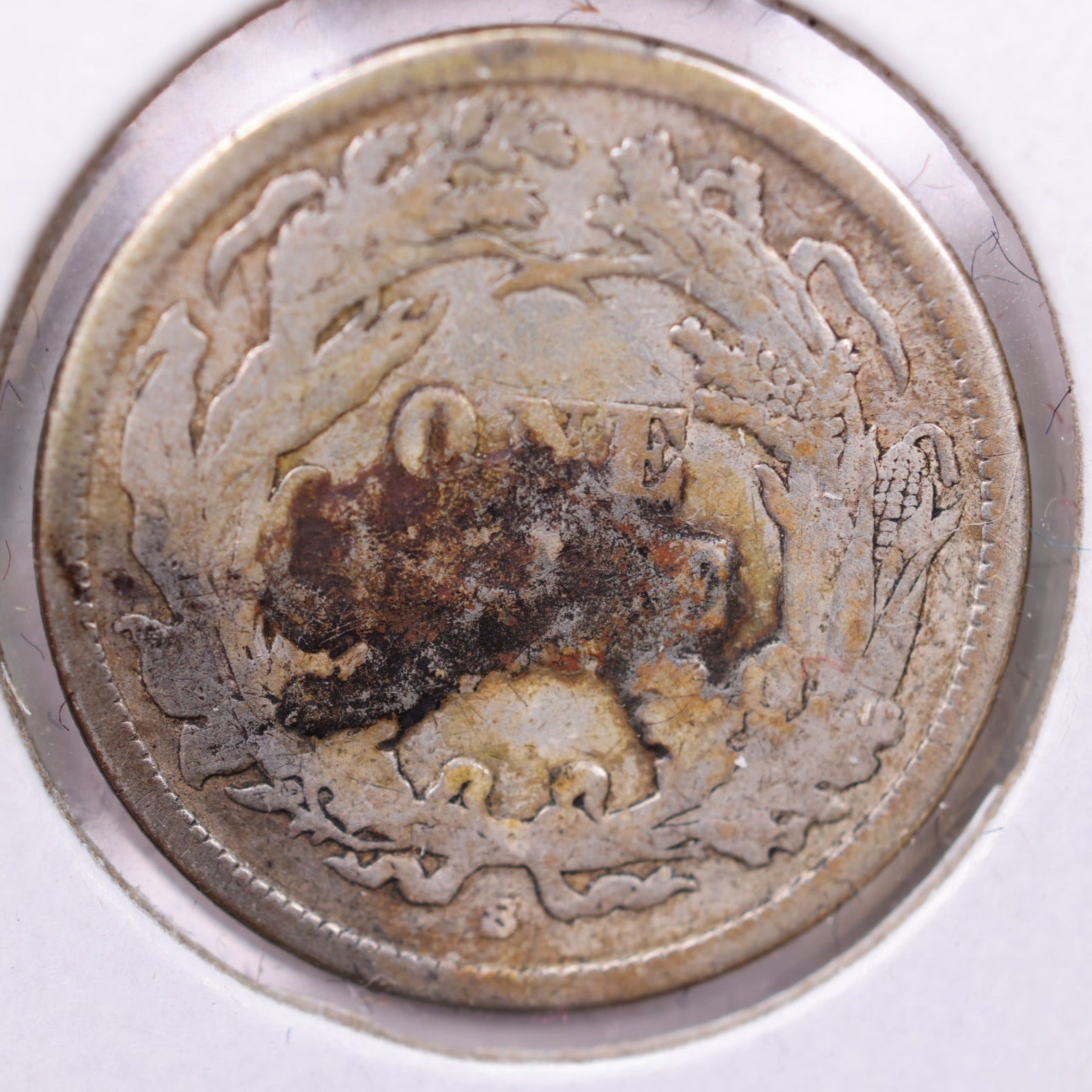 1864-S Seated Liberty Silver Dime., V.F +., Store Sale #19083