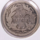 1864-S Seated Liberty Silver Dime., V.F +., Store Sale