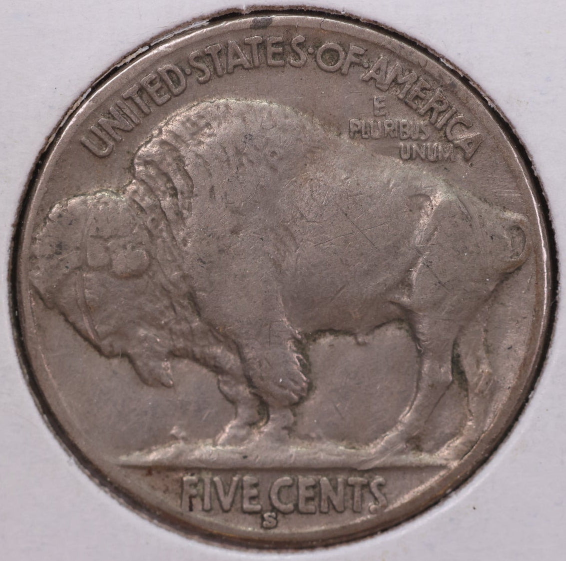 1935-S Buffalo Nickel. Affordable Circulated Coin.  Store #NL842