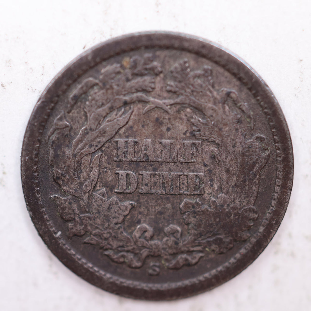 1863-S Seated Liberty Silver Half Dime, Very Fine Circulated Coin, Store #HE046.