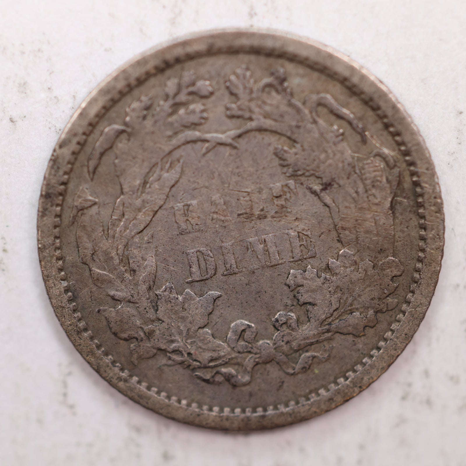 1864 Seated Liberty Silver Half Dime, Very Fine Circulated Coin, Store #HE048