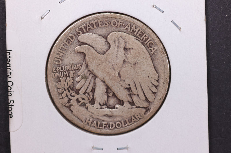 1916-D Walking Liberty Half Dollar. Circulated Condition. Store