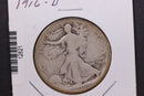 1916-D Walking Liberty Half Dollar. Circulated Condition. Store