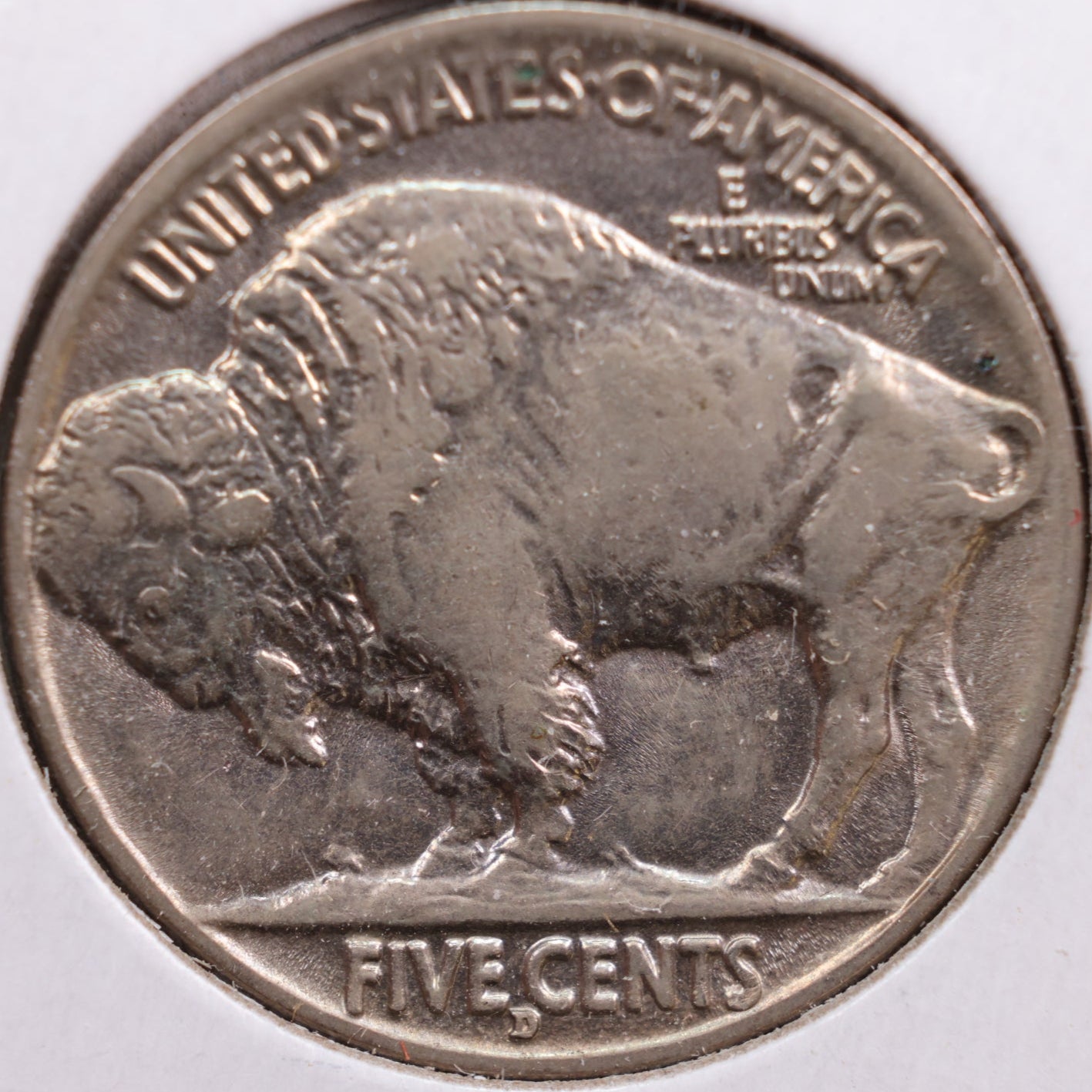 1916-D Buffalo Nickel, Mint State Uncirculated Coin, Store #NL335
