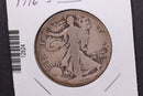 1916-S Walking Liberty Half Dollar. Circulated Condition. Store