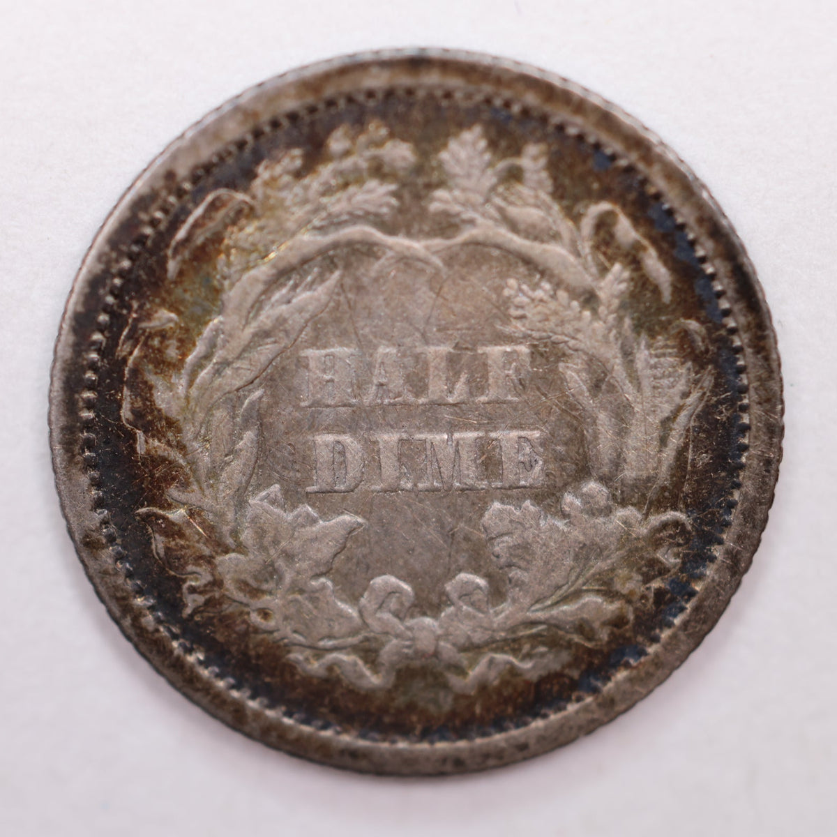 1866 Seated Liberty Silver Half Dime, Extra Fine Circulated Coin, Store #HE056.