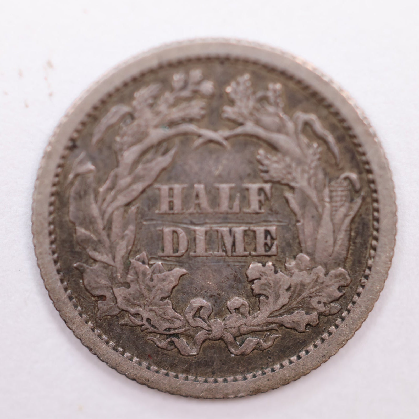 1867 Seated Liberty Silver Half Dime, Extra Fine Circulated Coin, Store #HE059.