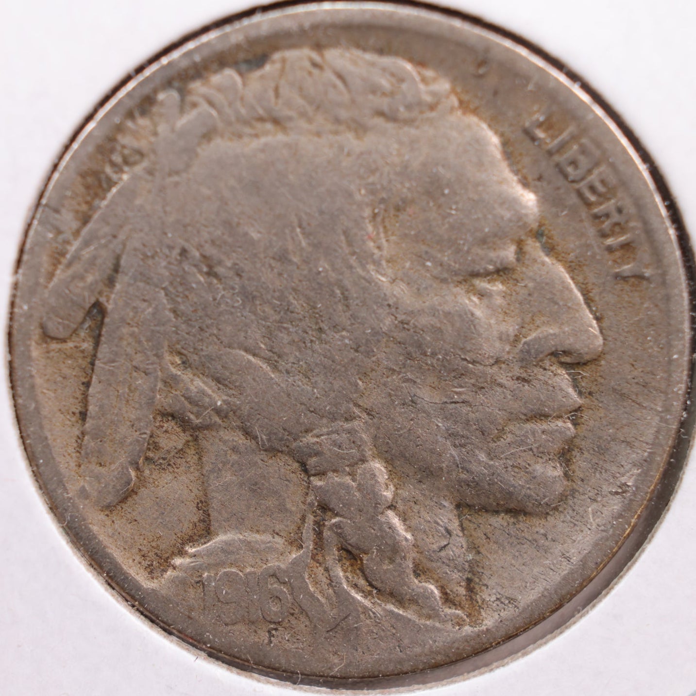1916-D Buffalo Nickel, Very Good Circulated Coin, Store #NL344