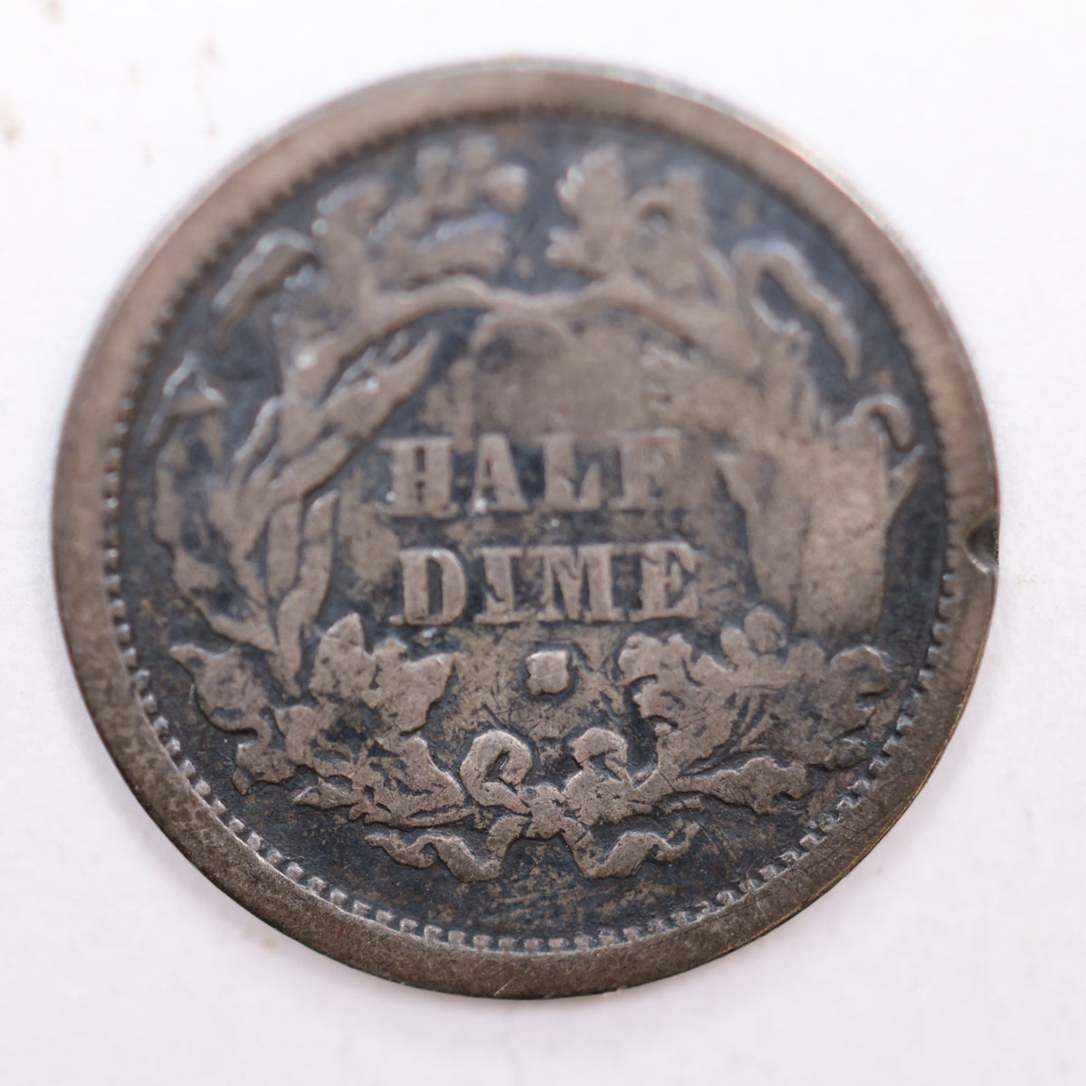 1871-S Seated Liberty Silver Half Dime, Fine Circulated Coin, Store #HE068.