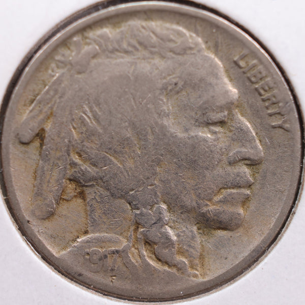 1917 Buffalo Nickel, Fine Circulated Coin, Store #NL365