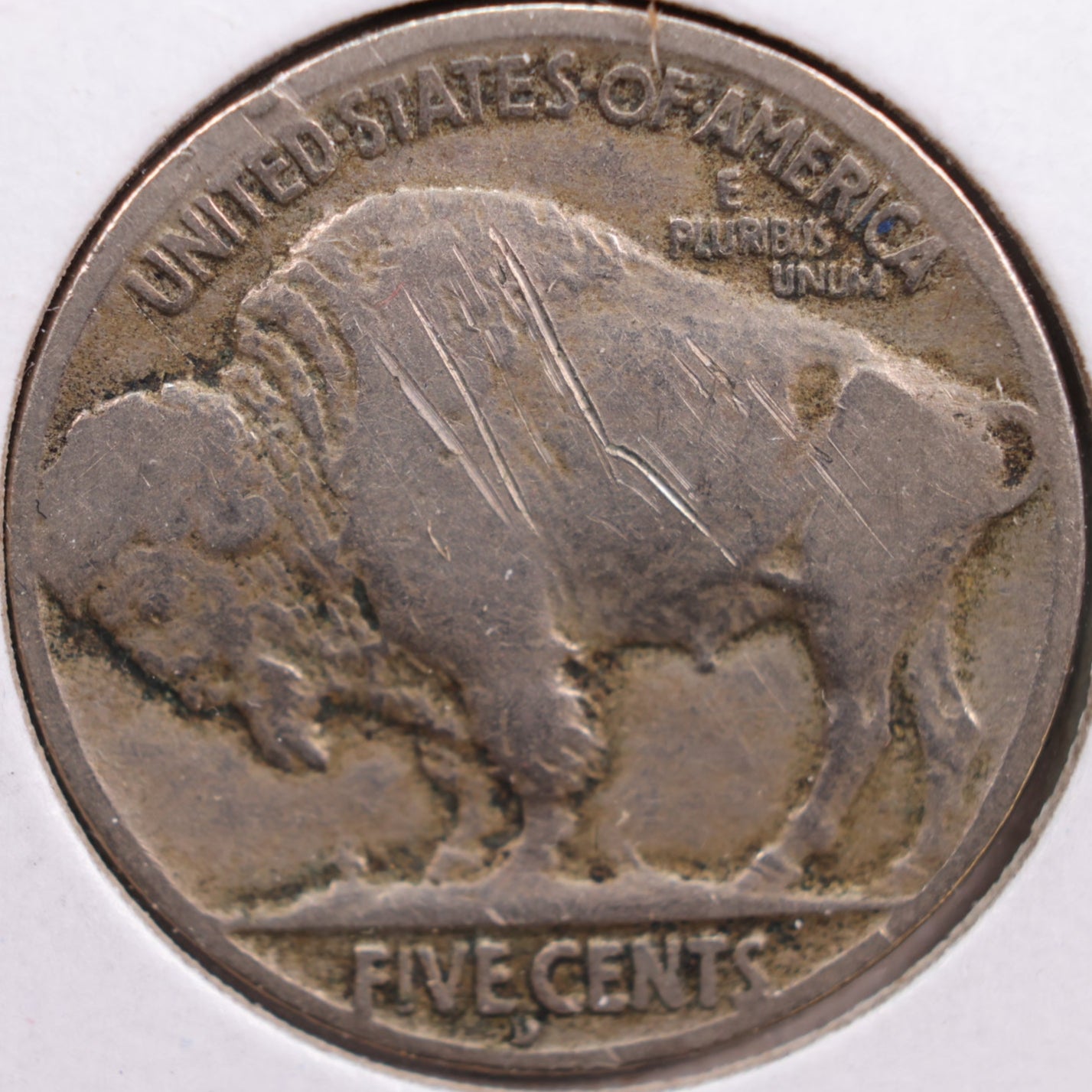 1917-D Buffalo Nickel, Good Circulated Coin, Store #NL370