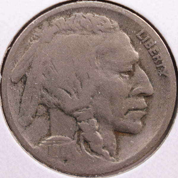 1917-D Buffalo Nickel, Good Circulated Coin, Store #NL375