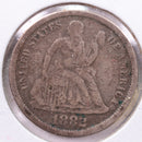 1882 Seated Liberty Silver Dime., V.F., Store Sale