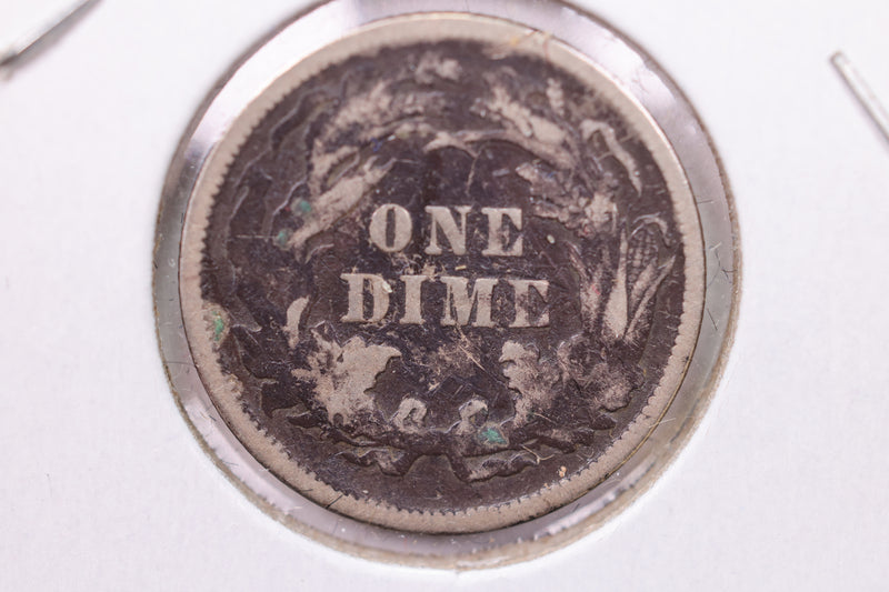 1884 Seated Liberty Silver Dime., V.F +., Store Sale