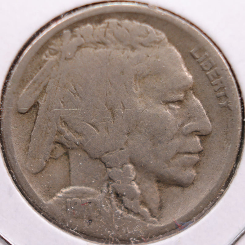 1917-S Buffalo Nickel, Very Good Circulated Coin, Store