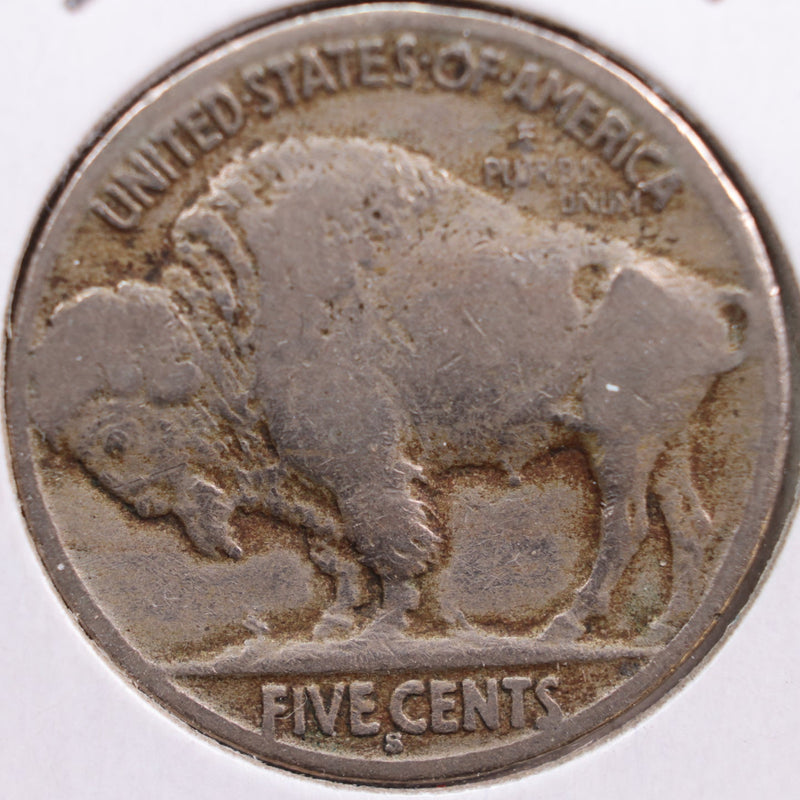 1917-S Buffalo Nickel, Very Good Circulated Coin, Store