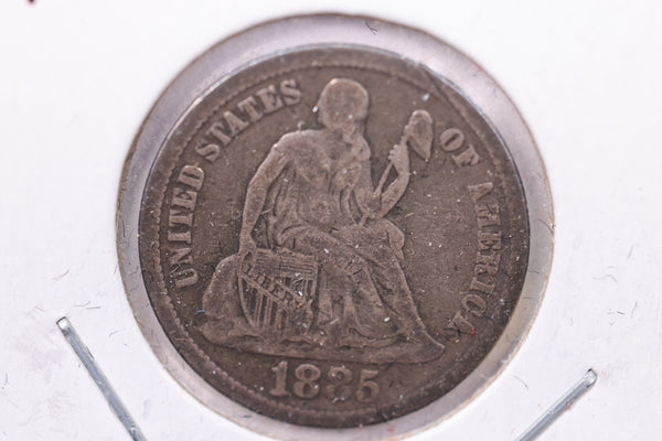 1885 Seated Liberty Silver Dime., V.F., Store Sale #19148