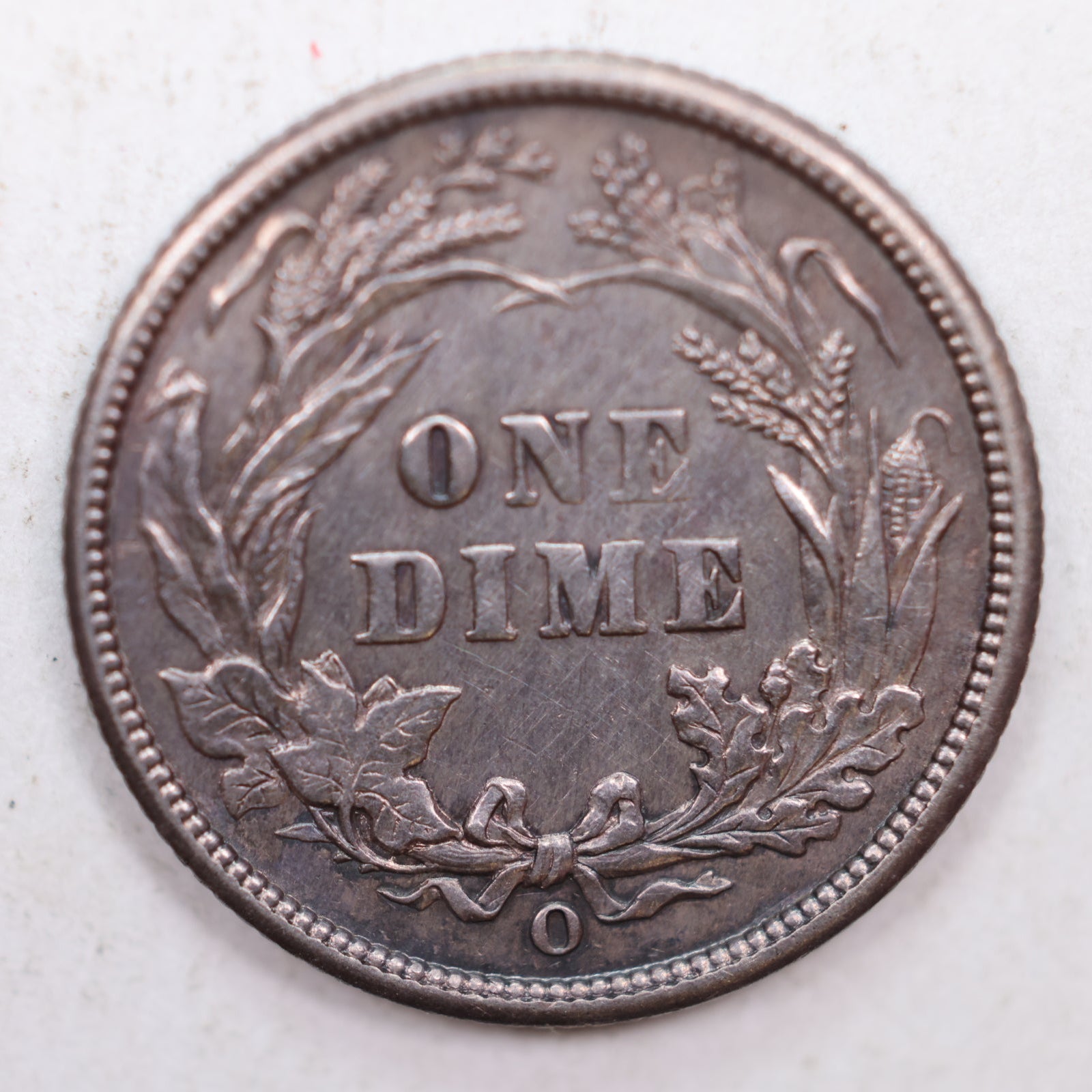 1894-O Barber Silver Dime, About Uncirculated Coin, Store Sale #DE024