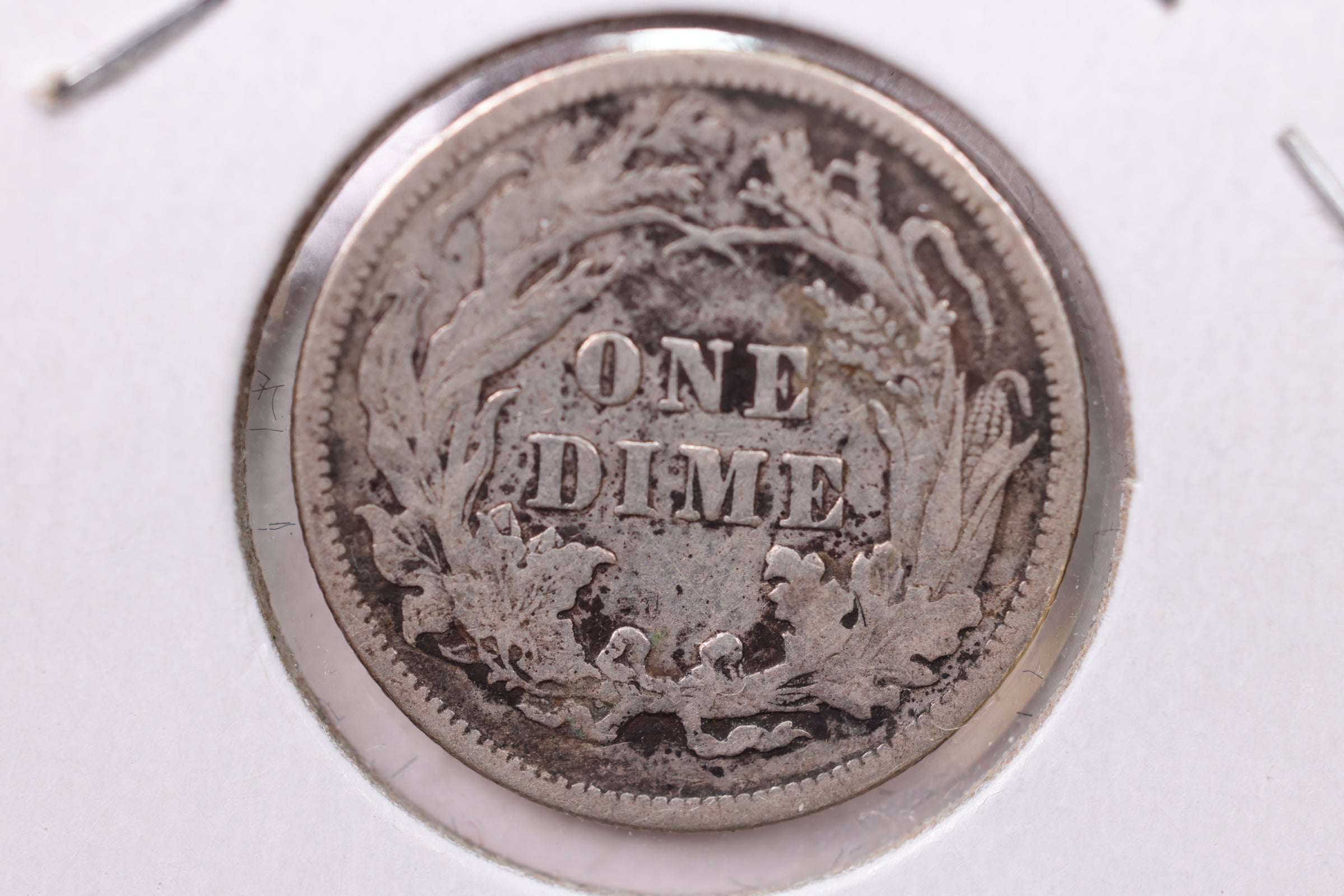 1887 Seated Liberty Silver Dime., V.F., Store Sale #19154