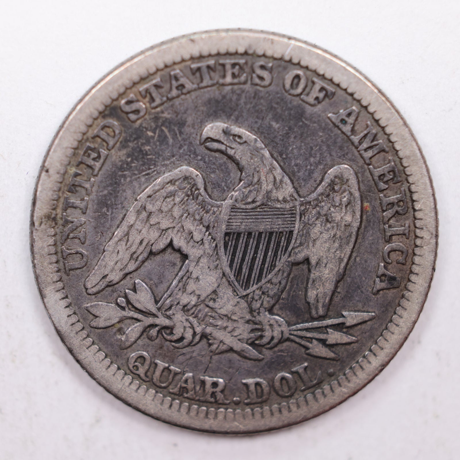 1845 Seated Liberty Quarter, Very Fine Circulated Coin, Store #QR011.