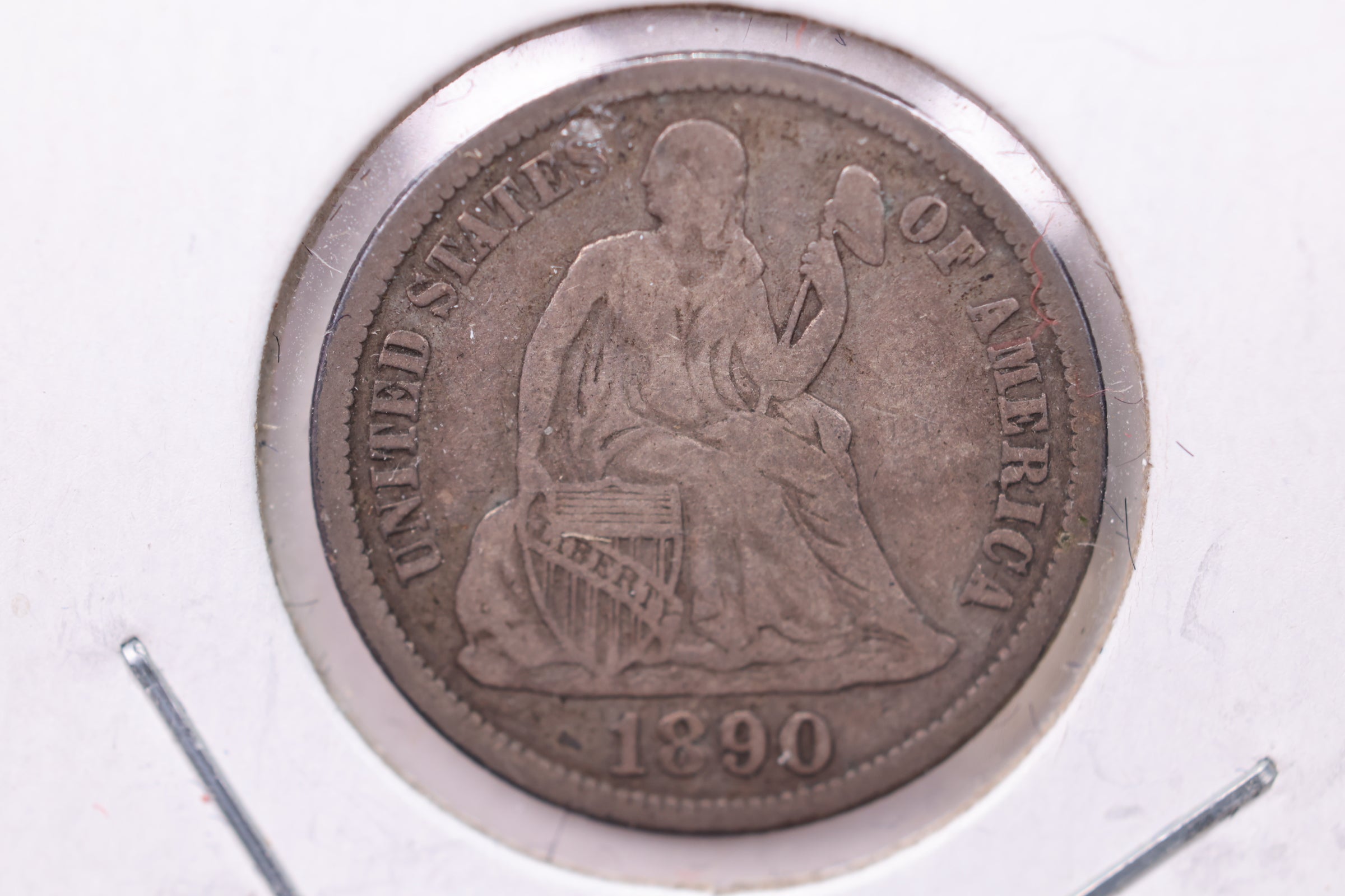 1891 Seated Liberty Silver Dime., X.F +., Store Sale #19168