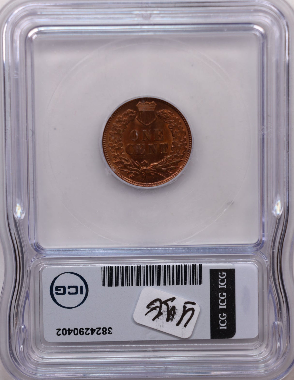 1902 Indian Head Small Cents, ICG MS-64, Red/Brown, Uncirculated, Store #CT1673.