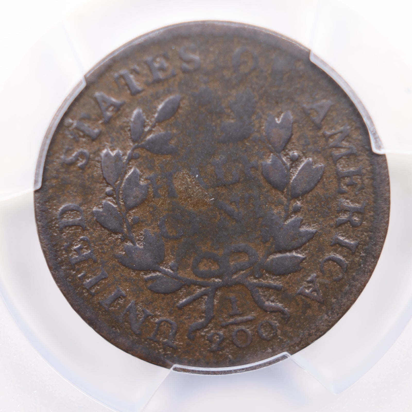 1802/0 Half Cent, C-2, Reverse of 1802, PCGS VG Details, Store #HT0035.