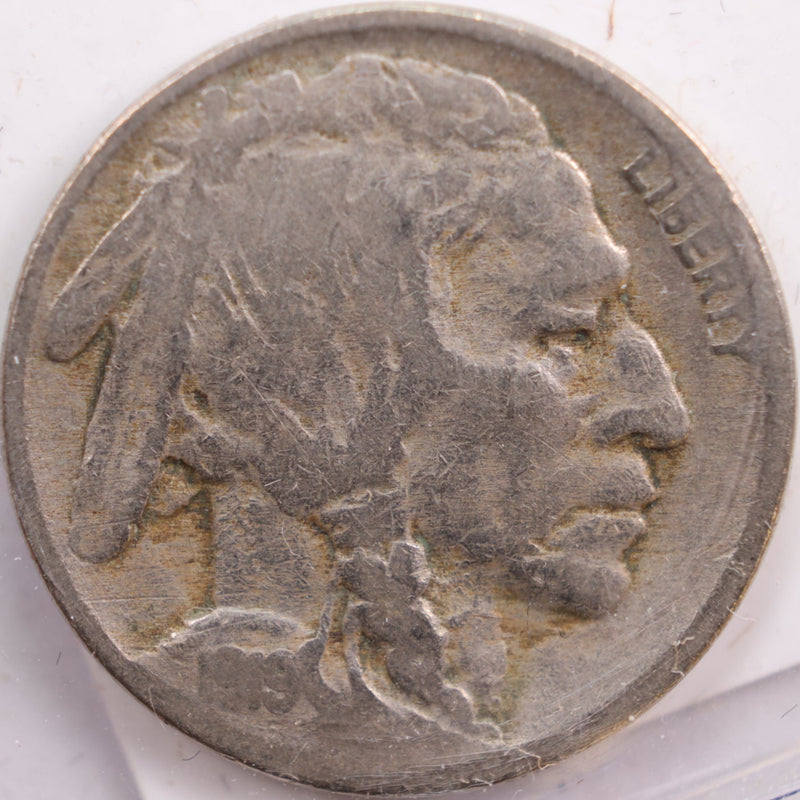 1919 Buffalo Nickel, Very Good Circulated Coin, Store