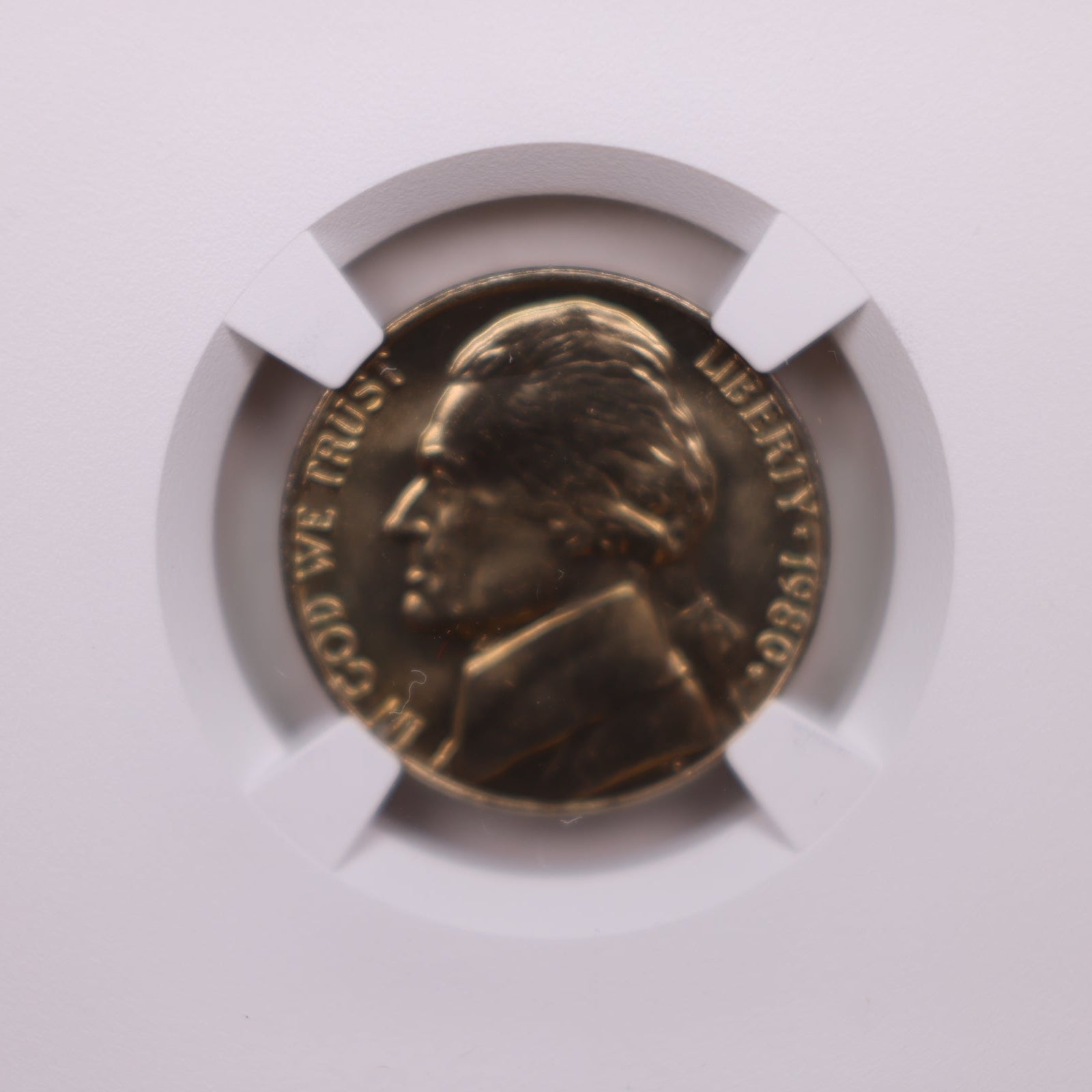 1980-P Jefferson Nickel, Certified NGC MS-66, Uncirculated Coin, Store #NL689.