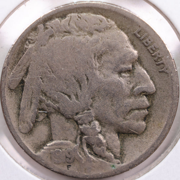 1919-D Buffalo Nickel, Very Good Circulated Coin, Store #NL424